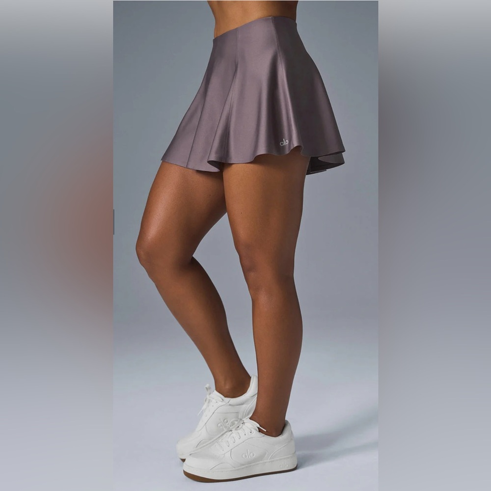 🆕Alo Airlift Down The Line Tennis Skirt Color Limited: Raisinette Sz XS